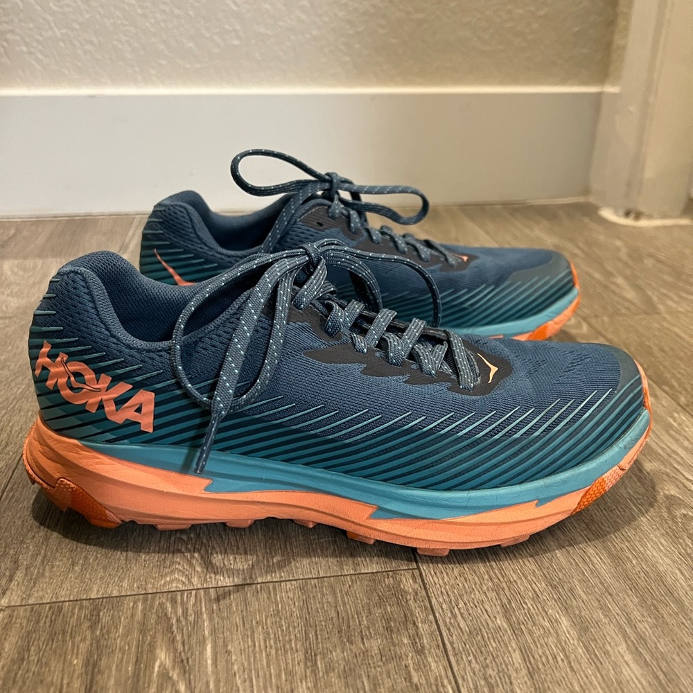 Women's Hoka Torrent 2 Real Teal/Cantaloupe Mesh Size Women’s 7